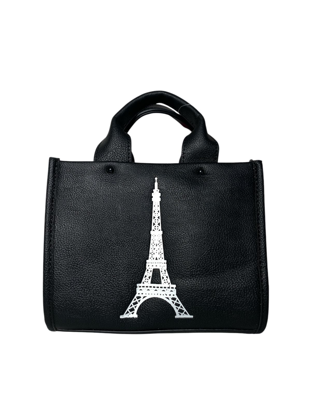 Bolso Negro Torre Eiffel – Elegancia Parisina en Formato Compacto