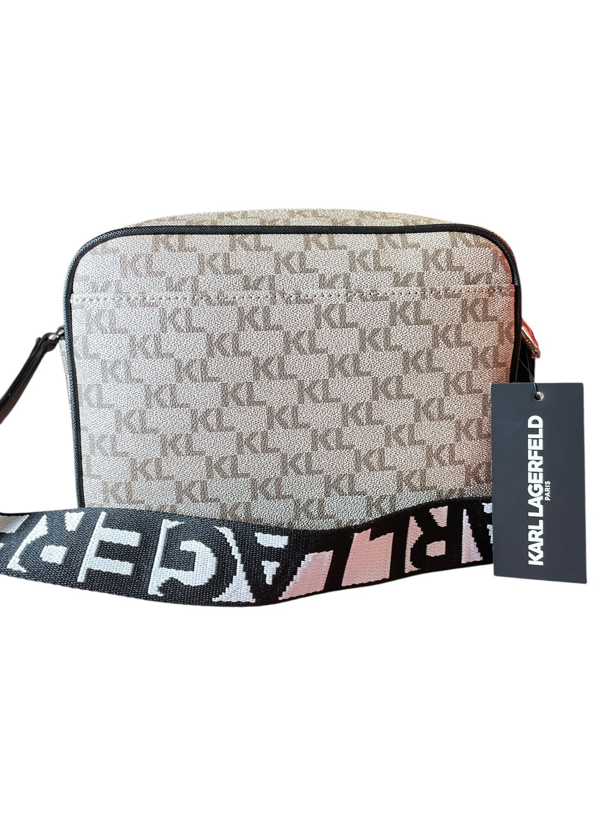 Karl Lagerfeld Mini Crossbody con Monedero – Lujo Compacto y Estilo