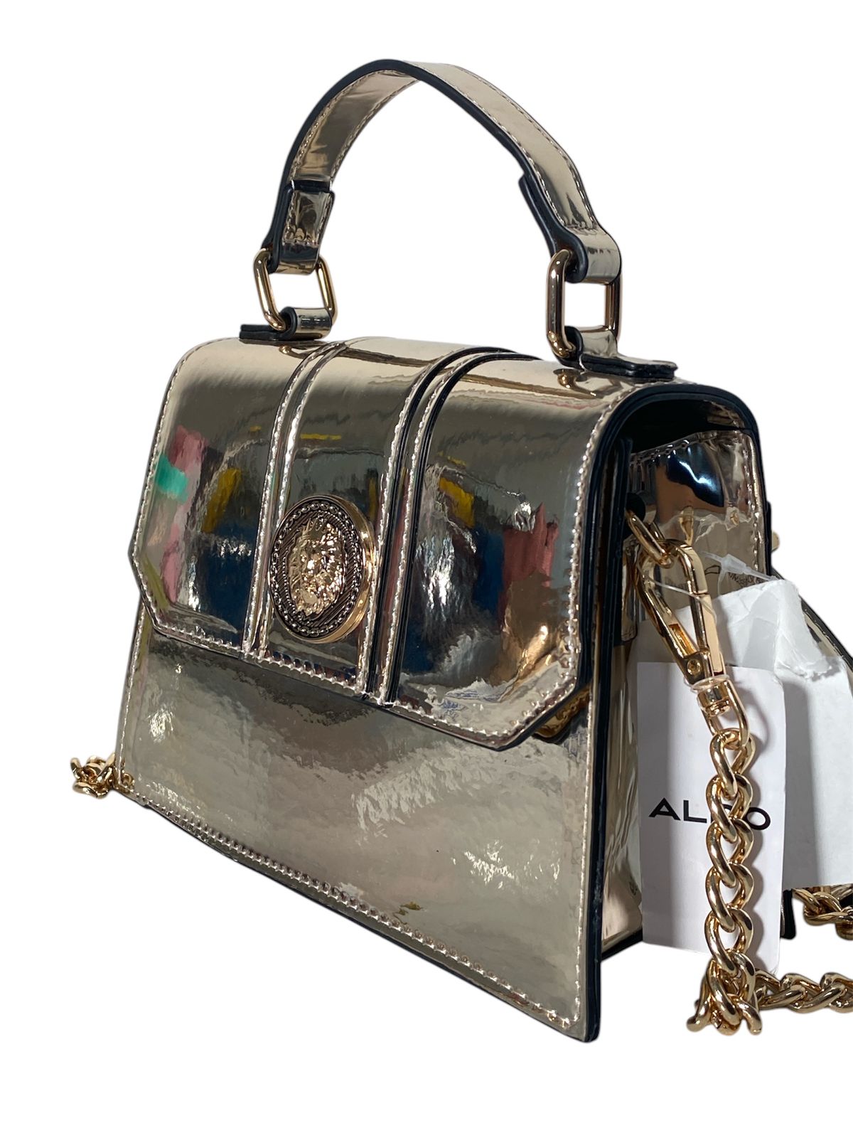 Bolsa Anne Klein Dorada – Elegancia brillante, estilo que impacta