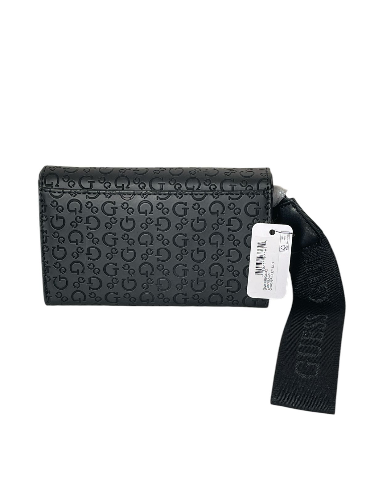 Monedero GUESS Negro con Correa – Estilo Sofisticado, Elegante, Siempre Contigo