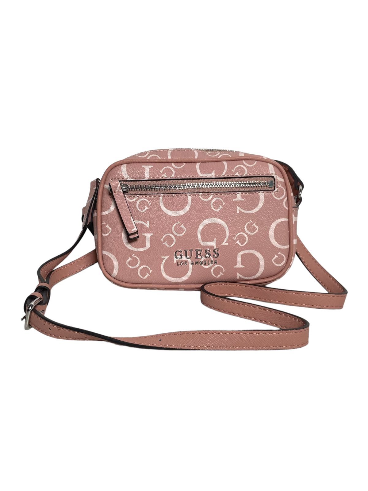 Bolsa Guess Rosa y Café – Elegancia con un toque dulce y sofisticado