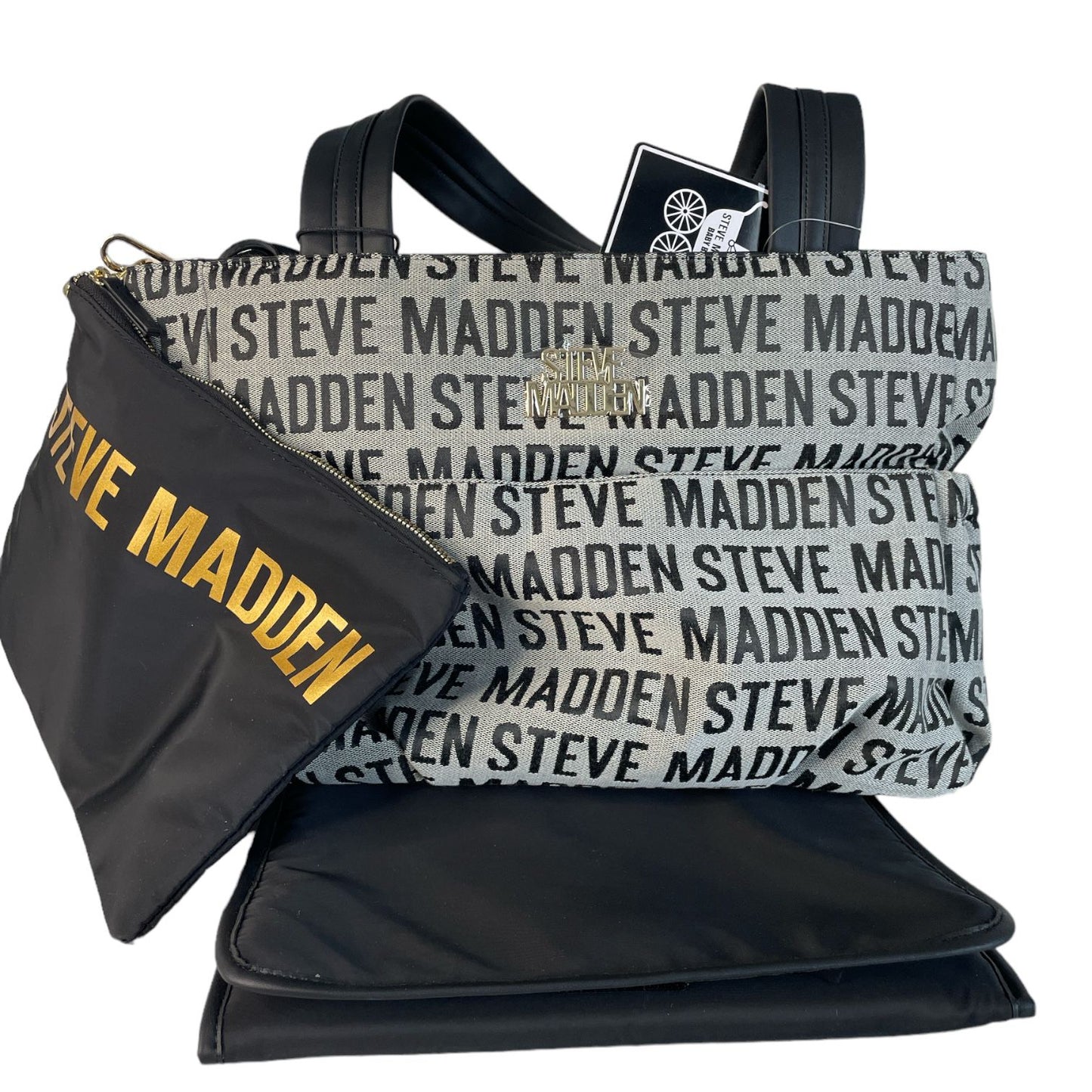 Pañalera Steve Madden Gris – Estilo y practicidad