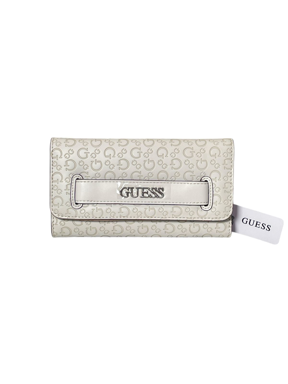 Cartera GUESS con Doble Broche – Elegancia y Organización en un Solo Toque