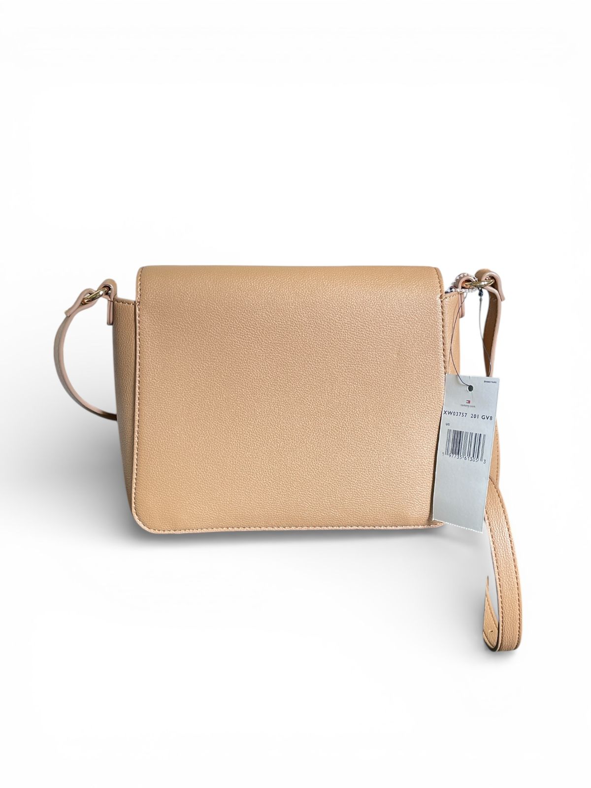 Bolso Tommy Hilfiger Original Nude – Crossbody Minimalista con Solapa