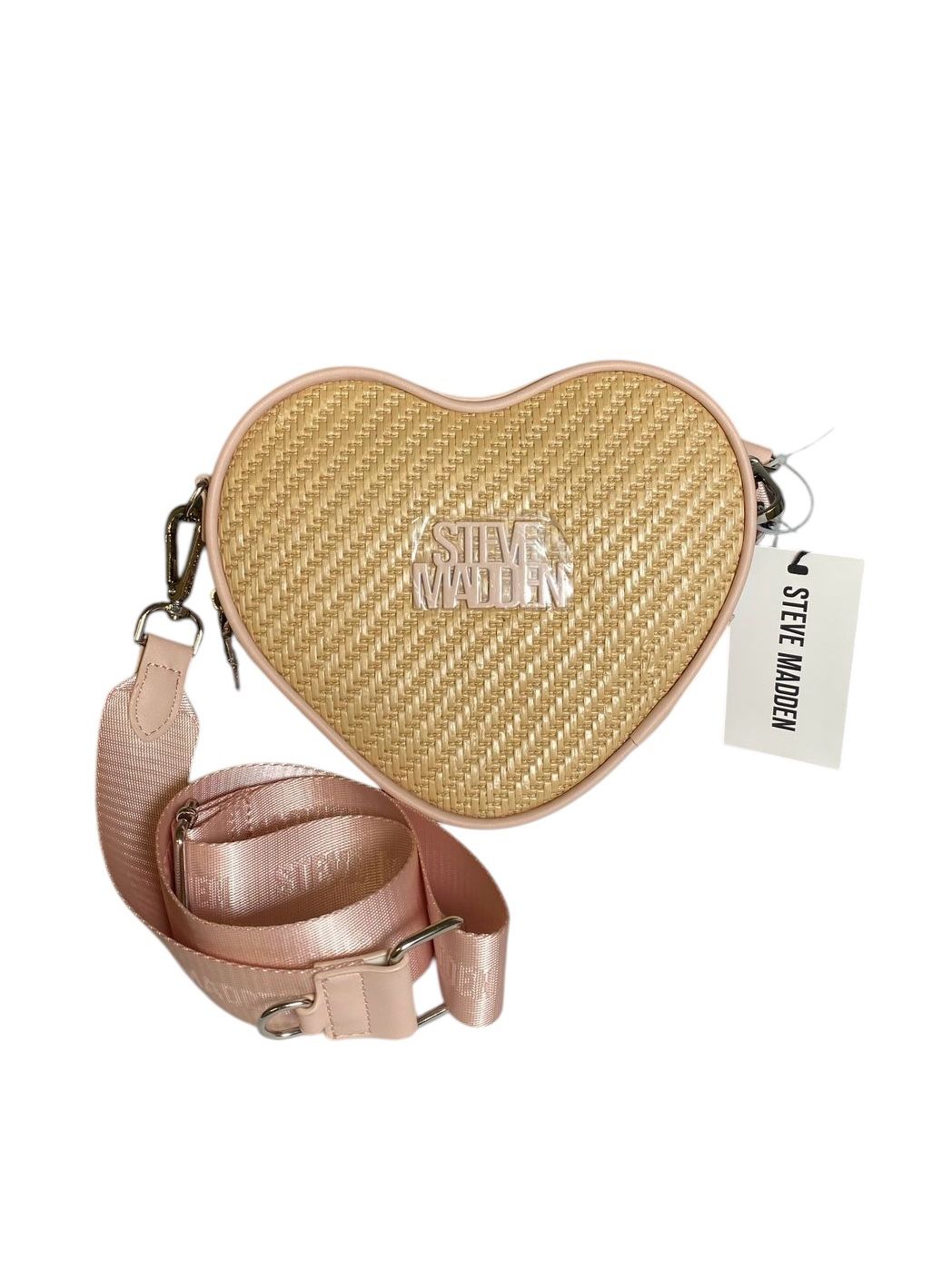 Bolsa Steve Madden Corazón Tejida – Romance y Estilo en Cada Detalle