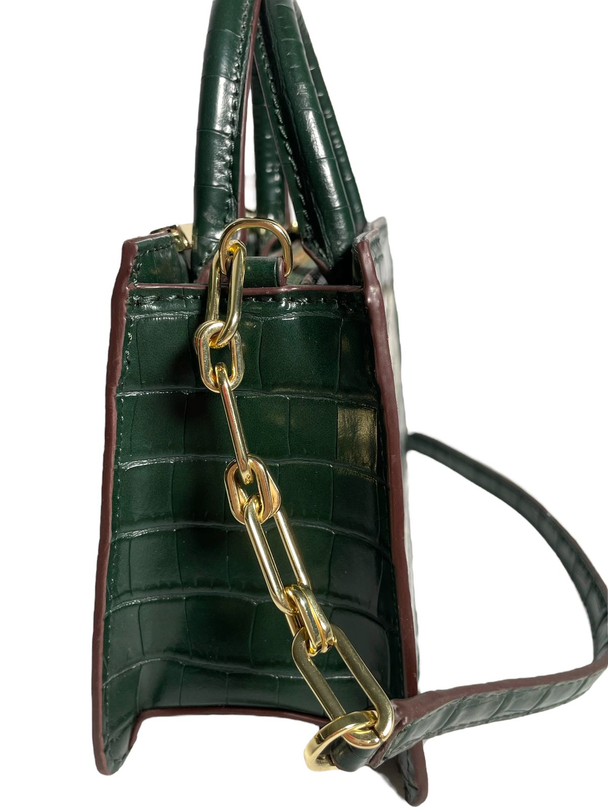 Bolsa de Mano Verde con Correa – DKNY | Estilo que resalta