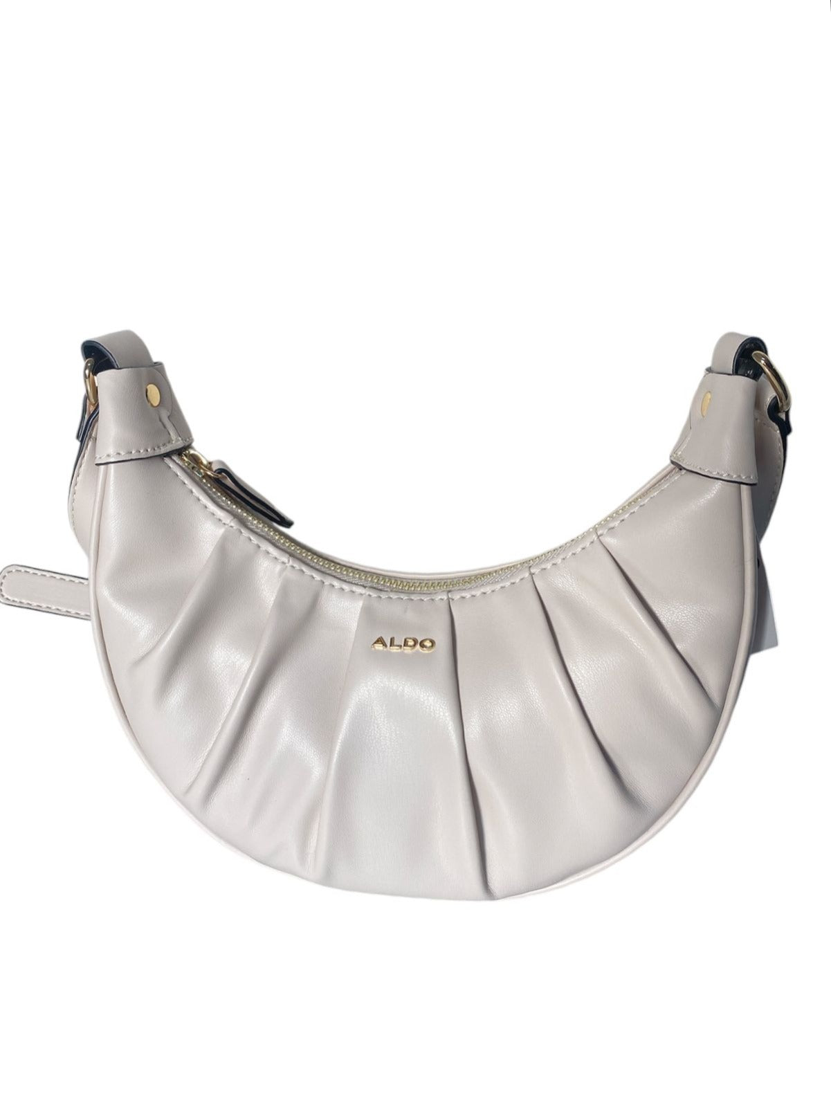 Bolsa de Mano ALDO Crema – Elegancia minimalista con toque dorado