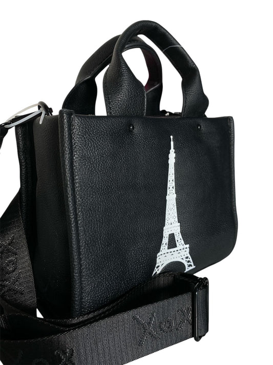 Bolso Negro Torre Eiffel – Elegancia Parisina en Formato Compacto