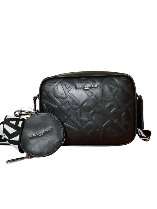 Karl Lagerfeld Mini Crossbody con Monedero – Lujo Compacto y Estilo