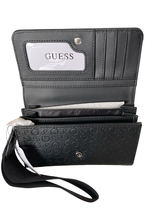 Monedero GUESS Negro con Correa – Estilo Sofisticado, Elegante, Siempre Contigo