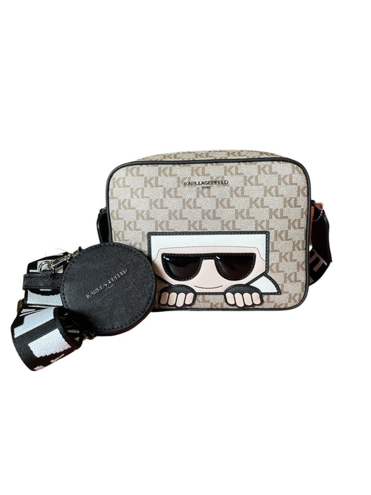 Karl Lagerfeld Mini Crossbody con Monedero – Lujo Compacto y Estilo