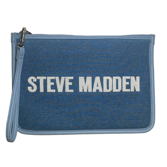 Muñequera Steve Madden de Mezclilla – Estilo urbano y práctico en un solo accesorio